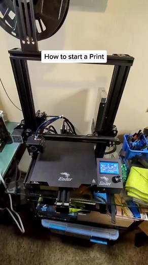 How to Start a Print with Ender 3 Pro