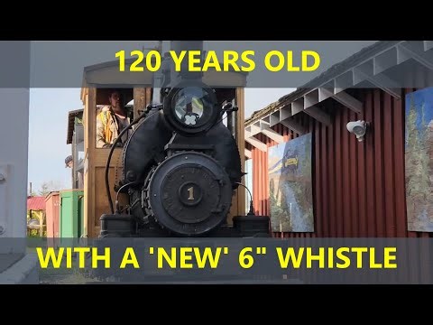 We put our 6" tri-tone whistle on a real steam locomotive!