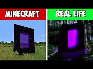 Minecraft vs Real Life: A Comparison
