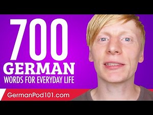 700 German Words for Everyday Life - Basic Vocabulary #35
