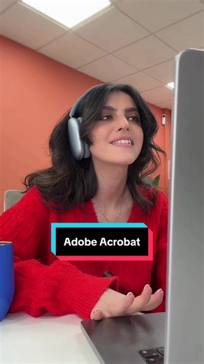 Un jour j’arriverai à boire mon café tranquille 🙄 Merci @Adobe avec PDF Spaces d'Acrobat Studio, elle a impressionné les boss✨ collaboration commerciale