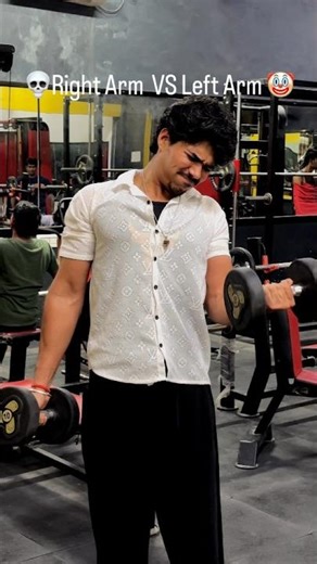 Right Arm VS Left Arm in Gym 💀🤡 | Sabse Badi Gym Problem! 😂