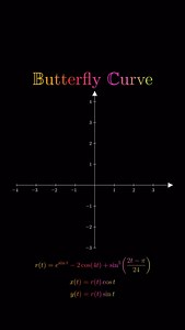 8.9K views · 500 reactions | The butterfly curve is a stunning...