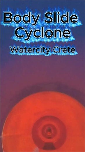Cyclone Waterslide 😍 at Watercity Crete