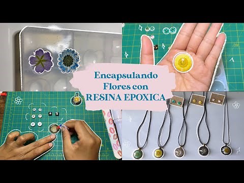 ENCAPSULADO DE FLORES EN RESINA EPOXICA | Resina Paso a paso | Resina para Principiantes