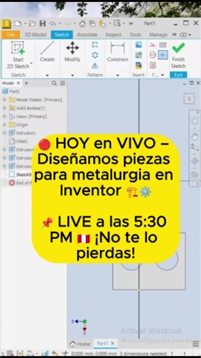 Modelado 3D en Metalurgia con Autodesk Inventor