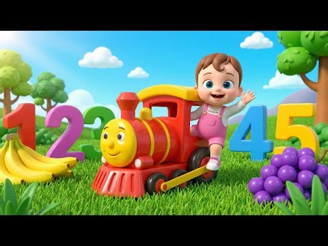 Learn Numbers 12345 🚂 Fun Learning Video for Toddlers | ZooLoo Kids