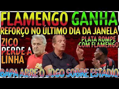 FLAMENGO GAINS REINFORCEMENT | ZICO LOSES HIS TEMPER | PLATA BREAKS WITH FLA | BOTO LOOKS FOR STR...