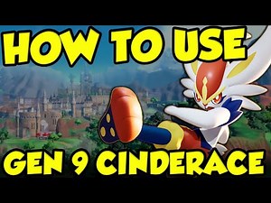 HOW TO USE CINDERACE! Best Cinderace Moveset for Pokemon Scarlet and Violet!