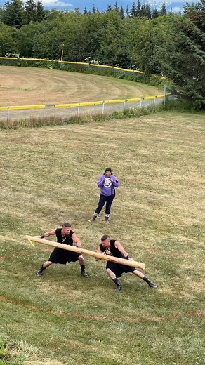 758K views · 1.8K reactions | WE love this log wrestling challenge the most! Always a blast at the Scottish Highland Games 落落 #volfgangtwins #logwrestling #wrestling #fight #training | Volfgang Twins | Facebook