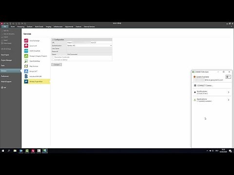 Leica Infinity – Services - How to use Bentley ProjectWise