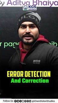 Error Detection & Correction | Grammar Mastery 📚 #defenceexam #errordetection #errorcorrection #kgs