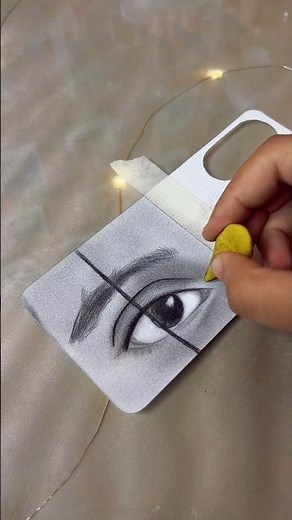 Custom Phone Case Drawing | Aesthetic Phone Cover | DIY Phone Case #aarzootheartist #youtubeshorts