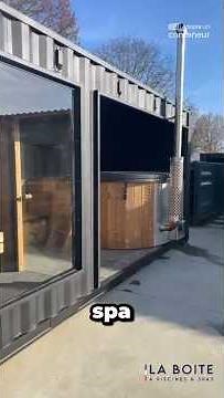 💧🔥Your private spa in a #container with sauna and Nordic bath