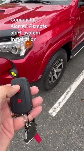 2023 Toyota 4Runner with the Compustar T13 Alarm/ Remote start system installation #toyota4runner