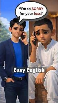 🗣️Simple English:📞Condolence Call #everydayenglish