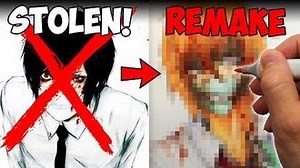 ART THEFT Drama This is NOT Dr. Smiley! Creepypasta Story + Drawing