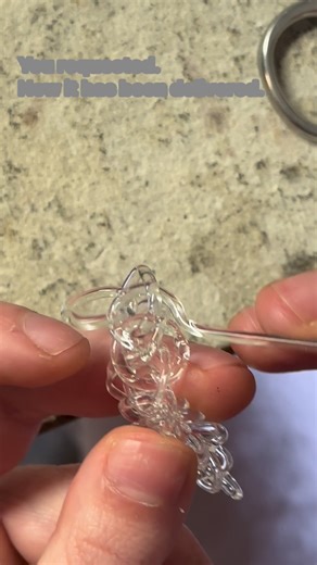 My glass chainmaille process for Half Persian 4 in 1 | Amanda Nardone Glass Art
