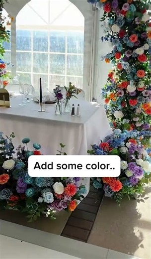 Romantic wedding, add some color | Ever's Wedding And Events | Wedding Planner|Spokane, WA