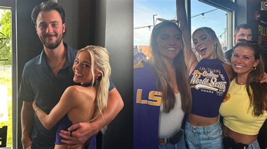"That's beautiful" - Paul Skenes' girlfriend Olivia Dunne reacts to sister Julz and her girlfriend Hayden Sample winning giveaway rings