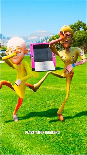 GTA V Motu saving Patlu and Chingham Ep-076 #shorts #spiderman #viralshorts