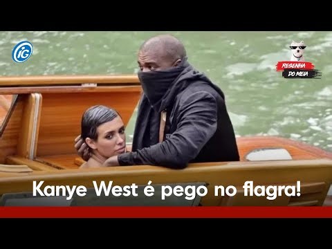 Kanye West é pego no flagra recebendo 'bola gato'