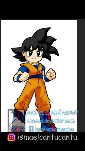 FANART Dragon Ball Chibi Goku 2025 #shorts