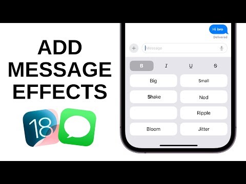How to Add Text Effects to Messages on iPhone - iOS 18