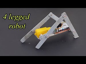 How to Make a 4 Legged Robot | Awesome Idea with DC Motor | DM