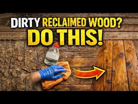 How to Clean Reclaimed Wood with Vinegar (Step-by-Step Beginner Guide)