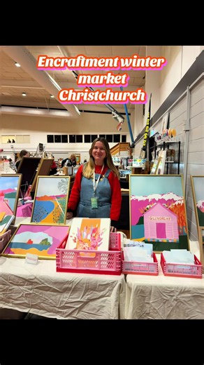 I had a great time travelling to Christchurch this weekend for their winter encraftment market Lots of cool stall holders and lots of amazing customers #christchurch #winter #wintermarkets #winternz #newzealand