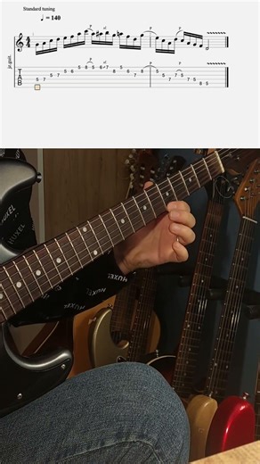 D Dorian Guitar Lick Lesson #guitarlesson #dorianmode #guitarist