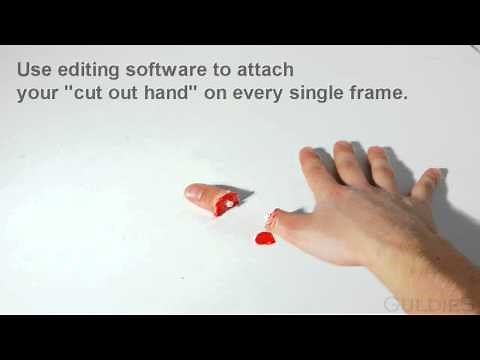 How to Cut off your Finger using stop motion