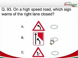 RTA Theory Test Practice in English #Drivedubai(Part#40)