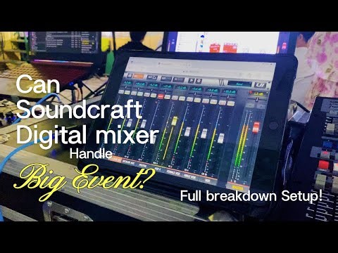 Soundcraft Digital Mixer Stress Test: Full Setup in a Large Venue!