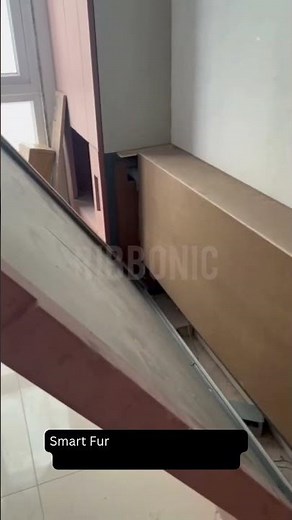 Remote Control Wall Bed Demo | Ribbonic Smart Murphy bed solution | #bedframe #interiordesign