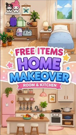 [토카보카] FREE ITEMS HOME MAKEOVER | 토카보카 무료템 집꾸미기