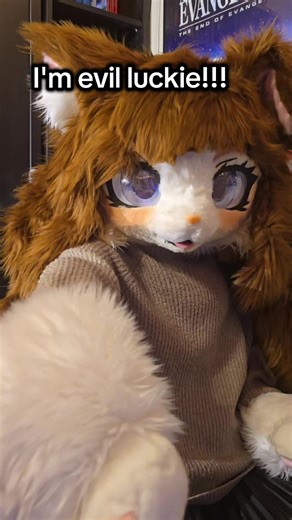 I'm evil! 📼 🍀 📼 🍀 📼 #furry #fursuit #furries #fursuits