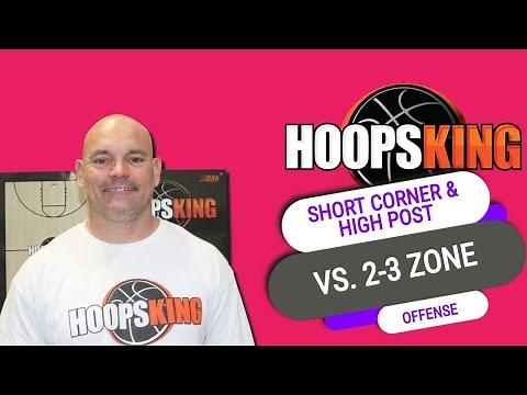 How to: High Post Short Corner Zone Offense vs 2-3 Zone Defense