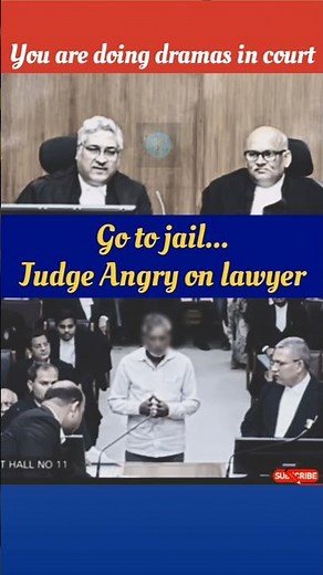 Doing Drama in court? Go to Jail | Judge angry on lawyer #judge#lawyer#angry#argument#legalcourts