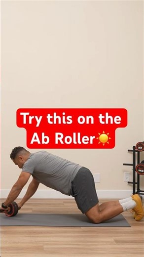 Try this on the Ab Roller ☀️ #abroller #abworkout