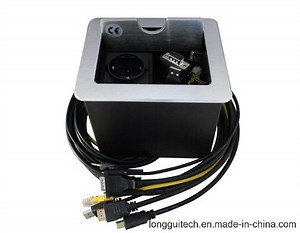 [Hot Item] Cable Cubby Flipping Socket with Cables