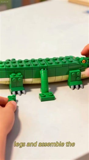 Building the ultimate Lego crocodile 🐊! How to build a Lego🐊