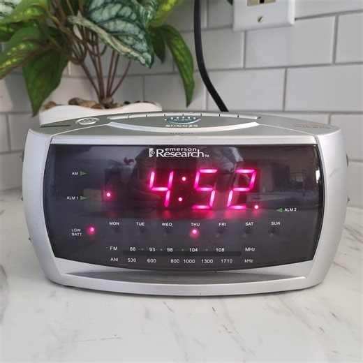 Vintage Emerson Research AM/FM Clock Smart Set Radio Model CKS3029 - Etsy