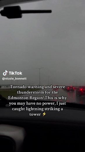 Severe Thunderstorm and Tornado Watch in Edmonton Region