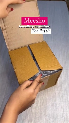 💎 Meesho Hidden Gem Under ₹150 | Jewellery Organiser Review #meesho #shorts #meeshoapp #unboxing #yt