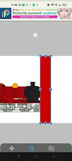 How to draw a sprite's line so smooth