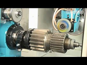 Spline Grinding / Gear Grinding on Schneeberger CNC tool grinder