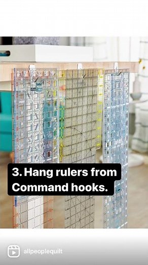 10 Ways to Store Quilting Rulers and Templates