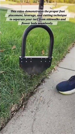 How to Use a Manual Lawn Edger for Perfect Garden Borders | DIY Landscaping